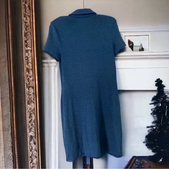 Vintage St John Collection - fab St John buttons SZ 4 dress periwinkle - Picture 3 of 5